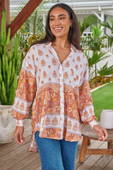 Novella Shirt - Auburn