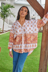 Novella Shirt - Auburn