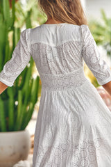 Indiana Maxi - Jasmine White Anglaise