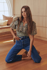 Beatrice Top- Mint ~ Free People