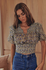 Beatrice Top- Mint ~ Free People