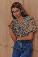 Beatrice Top- Mint ~ Free People