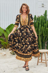 Tessa Maxi -Starry Black