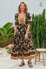 Tessa Maxi -Starry Black