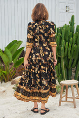 Tessa Maxi -Starry Black