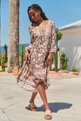 Liliana Midi Dress - Quartz