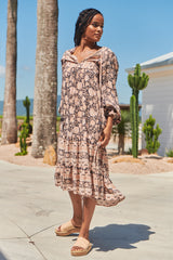 Liliana Midi Dress - Quartz