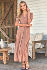 Sunkissed Dress - Cocoa