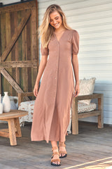Sunkissed Dress - Cocoa