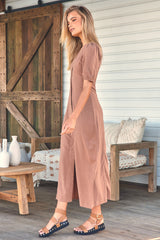 Sunkissed Dress - Cocoa