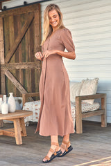 Sunkissed Dress - Cocoa