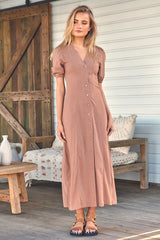 Sunkissed Dress - Cocoa