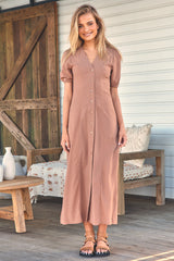 Sunkissed Dress - Cocoa