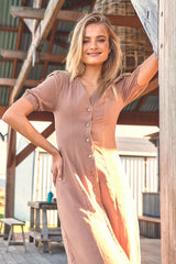 Sunkissed Dress - Cocoa