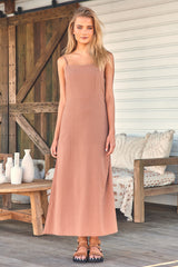 Laylunah Midi Dress - Cocoa