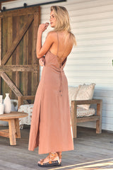 Laylunah Midi Dress - Cocoa