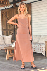 Laylunah Midi Dress - Cocoa