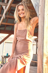 Laylunah Midi Dress - Cocoa