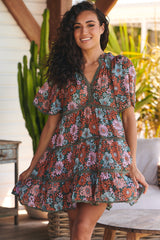Coco Mini Dress - Garden of Dreams