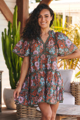Coco Mini Dress - Garden of Dreams