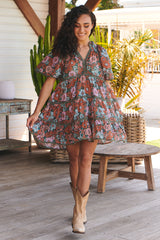 Coco Mini Dress - Garden of Dreams