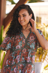 Coco Mini Dress - Garden of Dreams