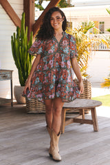 Coco Mini Dress - Garden of Dreams