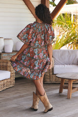 Coco Mini Dress - Garden of Dreams
