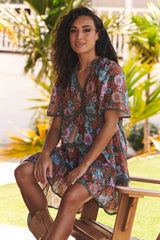 Coco Mini Dress - Garden of Dreams