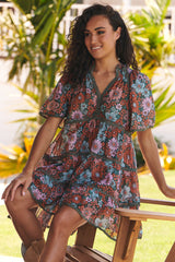 Coco Mini Dress - Garden of Dreams