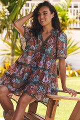 Coco Mini Dress - Garden of Dreams
