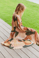 Retro Resort Pleated Skirt ~ MOS the label