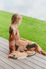 Retro Resort Pleated Skirt ~ MOS the label