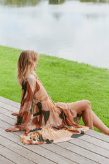 Retro Resort Pleated Skirt ~ MOS the label