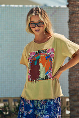 Santi Skirt - Indigo Floral