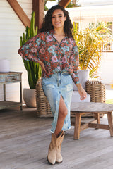 Novella Shirt - Garden of Dreams