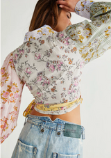 Lucky Penny Wrap Top - Dahlia Combo