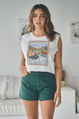 Muscle Tank - Peaches