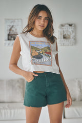 Muscle Tank - Peaches