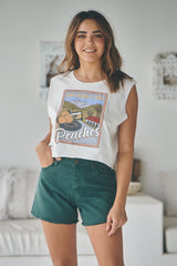 Muscle Tank - Peaches