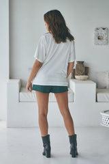 Boyfriend Tee - Cactus Festival White