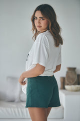 Boyfriend Tee - Cactus Festival White