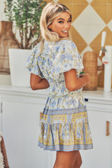 Heart Mini Skirt - Periwinkle