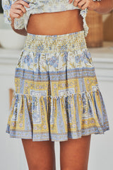 Heart Mini Skirt - Periwinkle