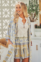 Kelle Kimono - Periwinkle
