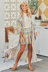 Kelle Kimono - Periwinkle