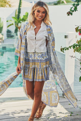 Kelle Kimono - Periwinkle