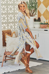 Kelle Kimono - Periwinkle