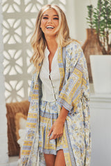 Kelle Kimono - Periwinkle