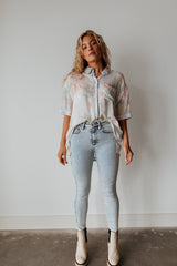 Raw High Rise Jegging - Acid Wash Indigo